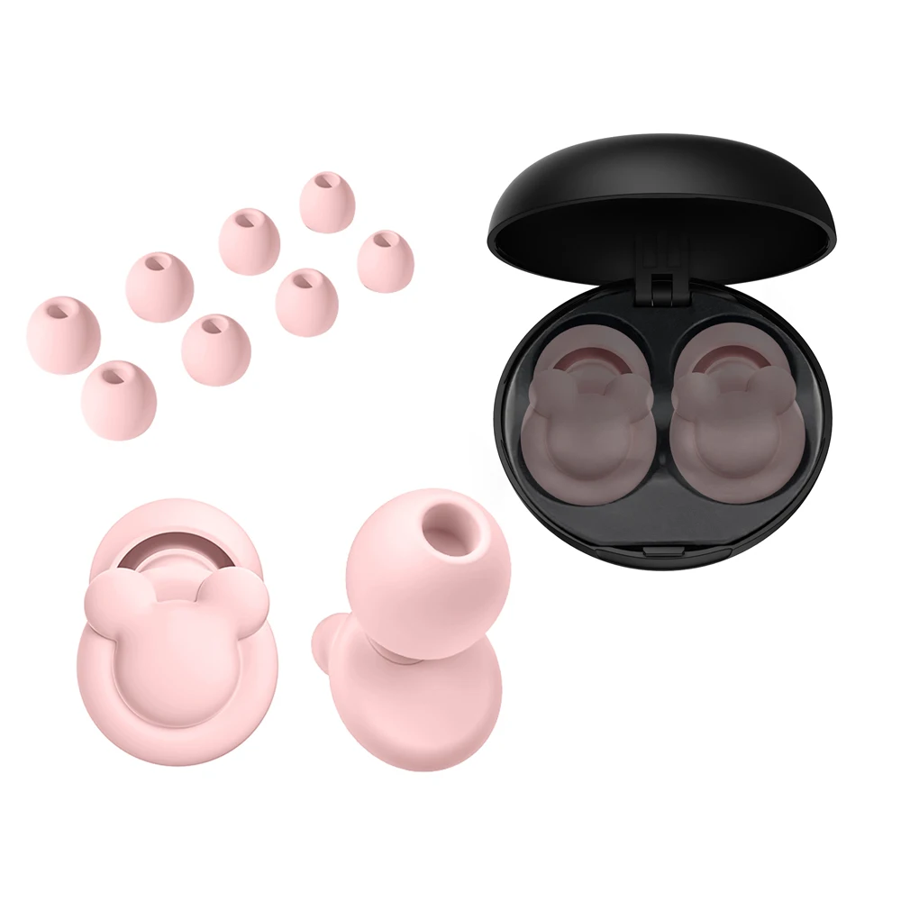 Custom Ear Plugs Noise Reducing Silicone Swimming Festival Soundproof Noise Cancelling Headphones Sleep Earplugs