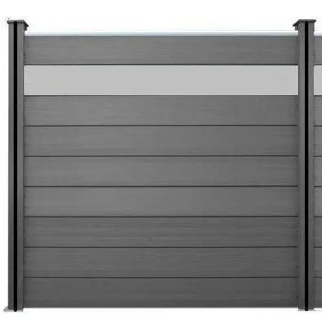 Outdoor garden panel fence design fence decorative  wpc fence