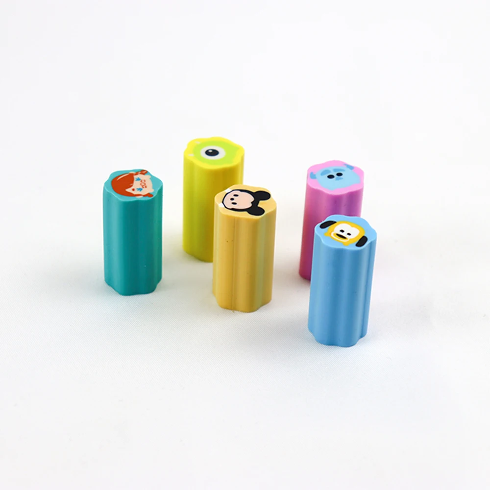 Hot Sale Long Shape TPR 3D Cuttable Rubber Erasers Customized Stationery Erasers for Students