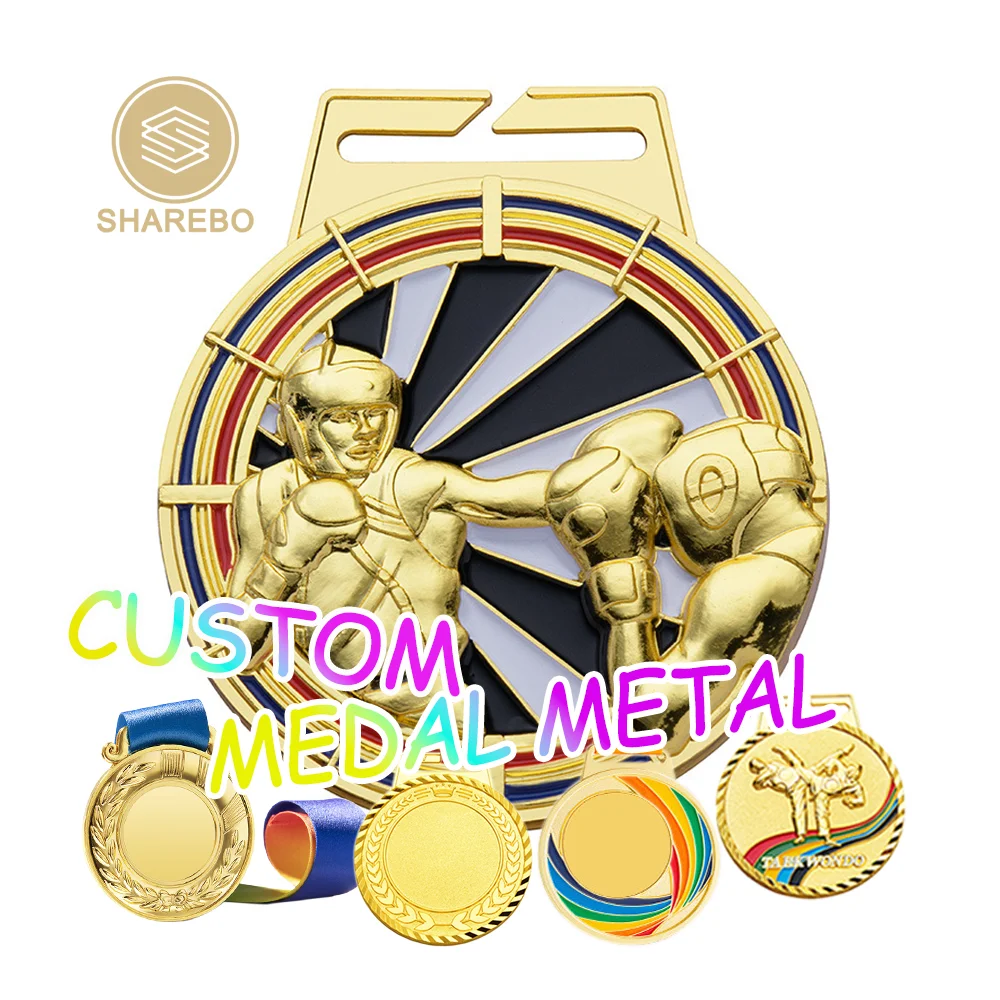 gold silver bronze medals jour grappling High quality metal craft zinc alloy metal medals medals emboss