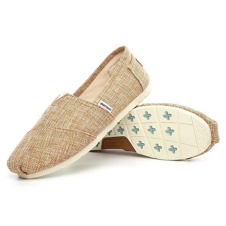 Summer casual espadrilles shoes Wholesale Solidly colored canvas shoes Espadrilles for men