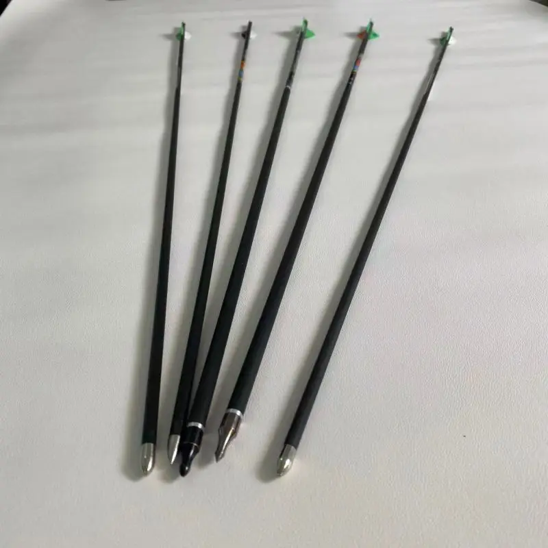 Carbon Arrow Brass Insert Bow And For Fishing Professional Crossbow Hunting Arrows With Feathera Buy Extension Rippa