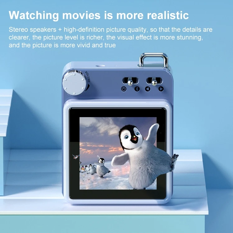 mahdi M188 8GB MP3 Music Video Player (Blue)