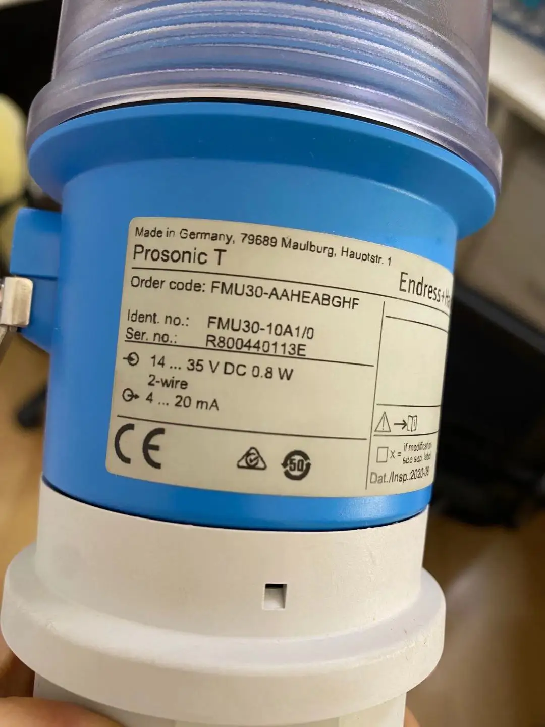 Ultrasonic measurement Time-of-Flight Prosonic FMU30-AAHEABGHF