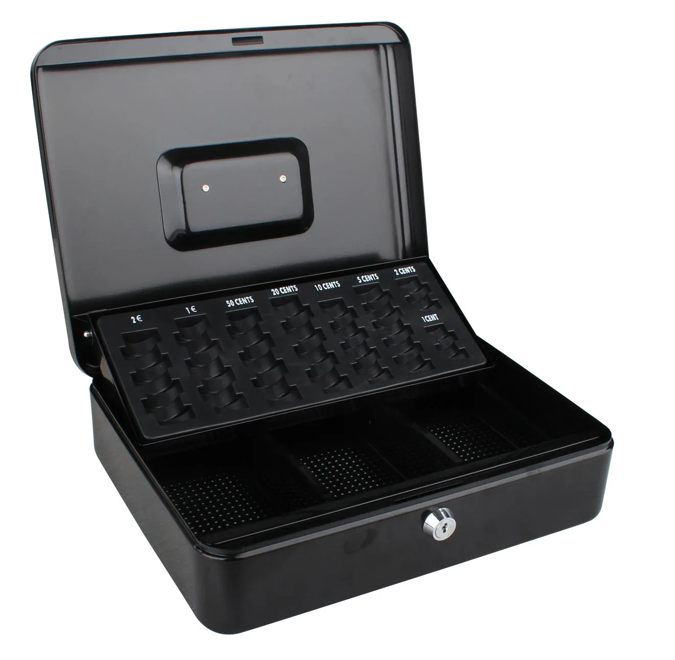 Wholesale Manufacturer Portable Metal Cash Box Money Safe box   cash storage box