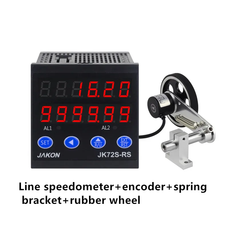 Electrical 6 Digital Wheel Roller Meter Counter Fabric Textile Length Measuring Machine JK72S-RS For Industrial
