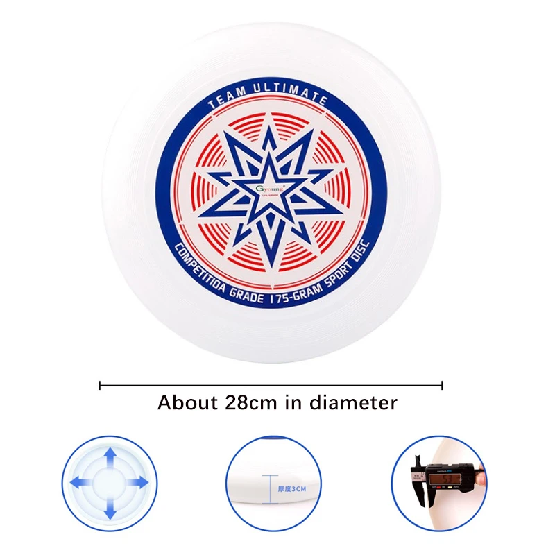 Professional factory OEM  Outdoor Sport Water Resistant Toy PE Interactive Custom cheap flying disk