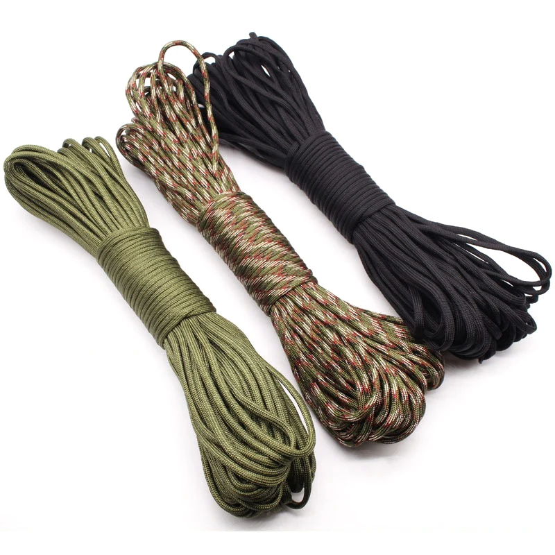 31m Terylene DIY Paracord Hand-Woven Paracord Survival Outdoor Adventure Camping Mountain Climbing Woven Hand Rope