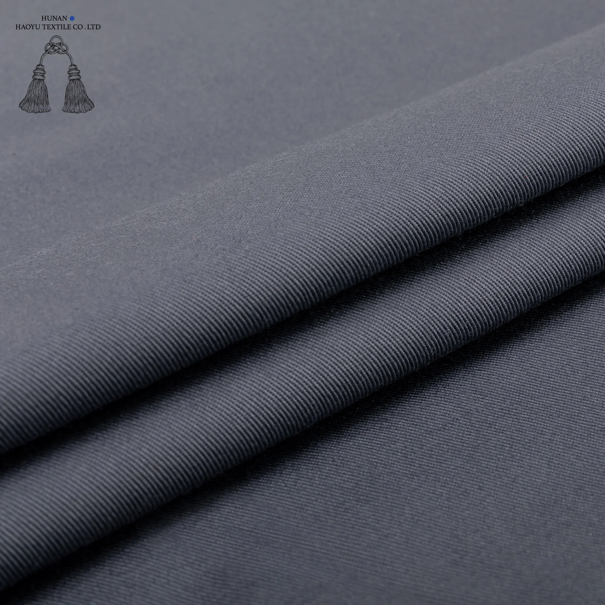 woven dyed polycotton interwoven fabric for workwear CVC twill 60 cotton 40 polyester fabric