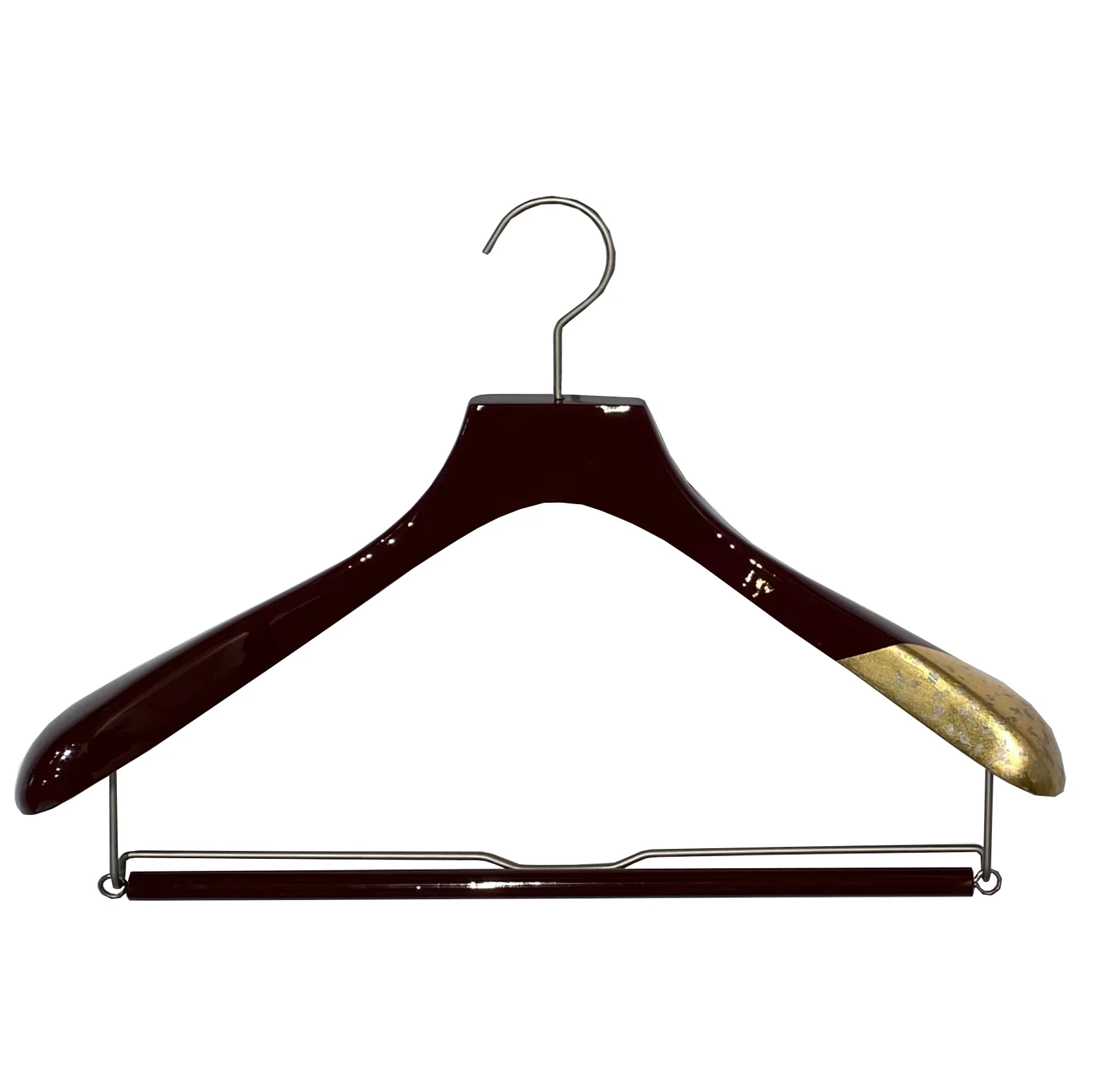 Japan Customised Resin Swimwear Suit Clothes Gold Luxury Hanger