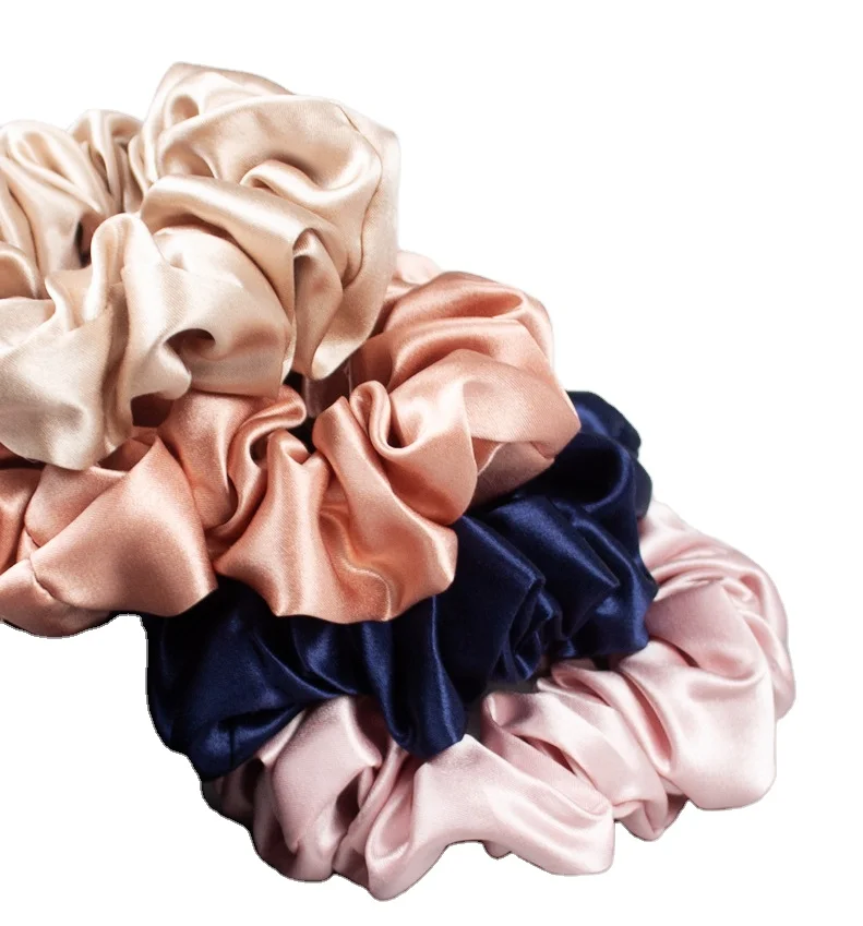 Luxury High quality Best Selling 100 Mulberry Silk Hair Scrunchies