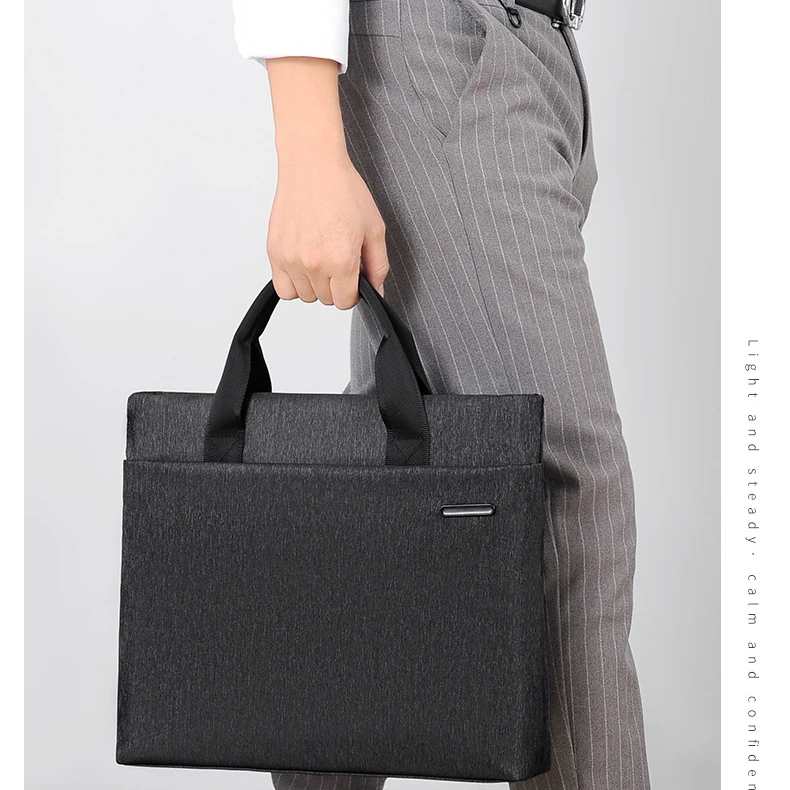 Portable Document Laptop Bag Business Office Bag High-grade Briefcase