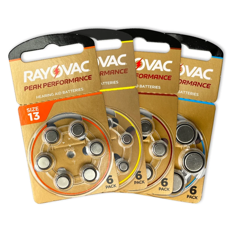 Wholesale Rayovac 1.45v Zinc Air Hearing Aid Batteries bateria aparelho auditivo 312