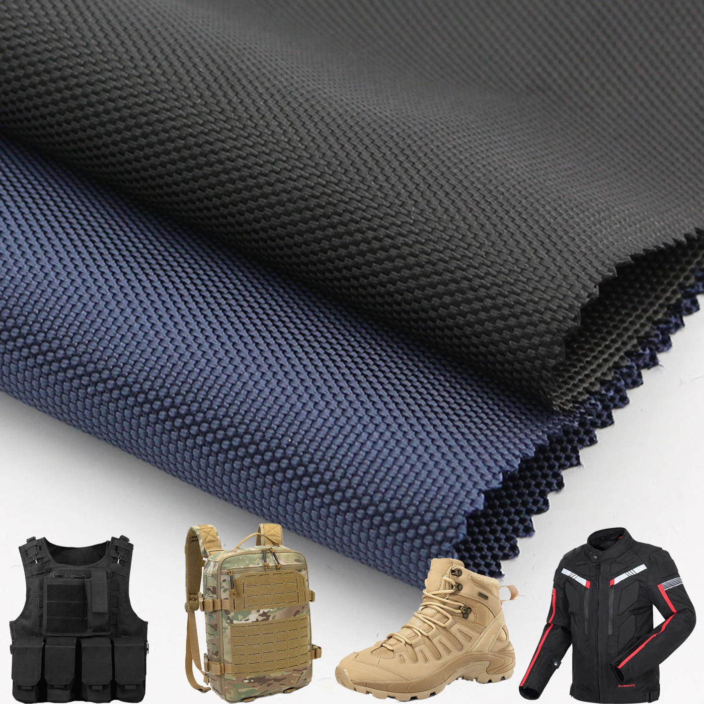 Нейлон 1000D Cordura ткань с полиуретановым покрытием камуфляж (IRR) Водонепроницаемый водоотталкивающий огнестойкий для сумки