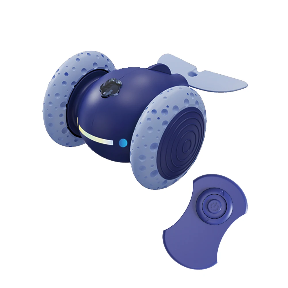 New design Remote Control Automatic Intelligence Premium Interactive Smart Self moving  USB Rechargeable  Little Whale Cat Toy