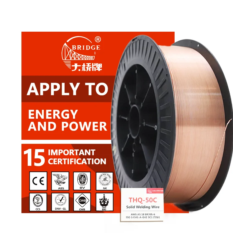 Tianjin Bridge SG2 Co2 Welding Wire AWS A5.18  ER70S-6 for mild steel for MIG WELDING