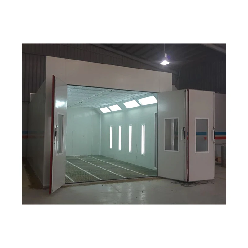 Hot sale PLC control europe style spray booth for water-based paint booth