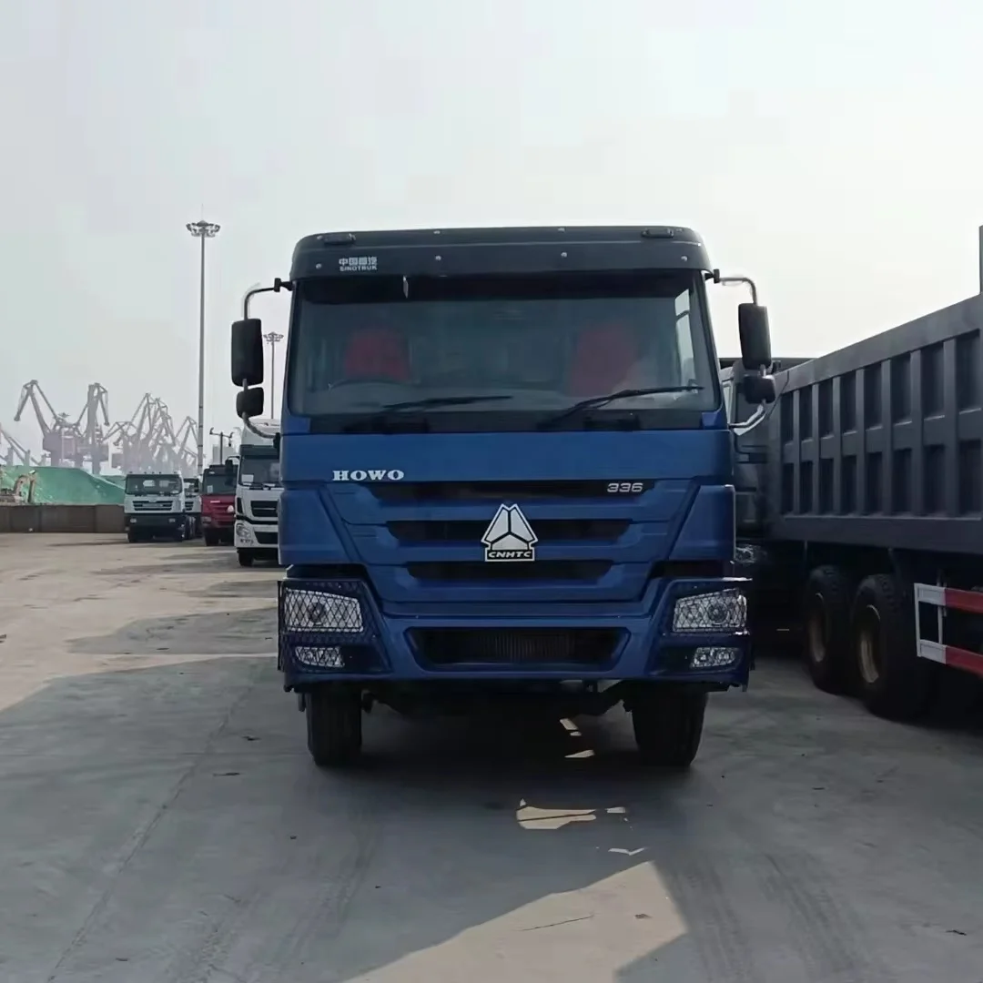 Hot selling tupper truck 6x4 used Howo trucks Shcaman mining dump truck in Africa