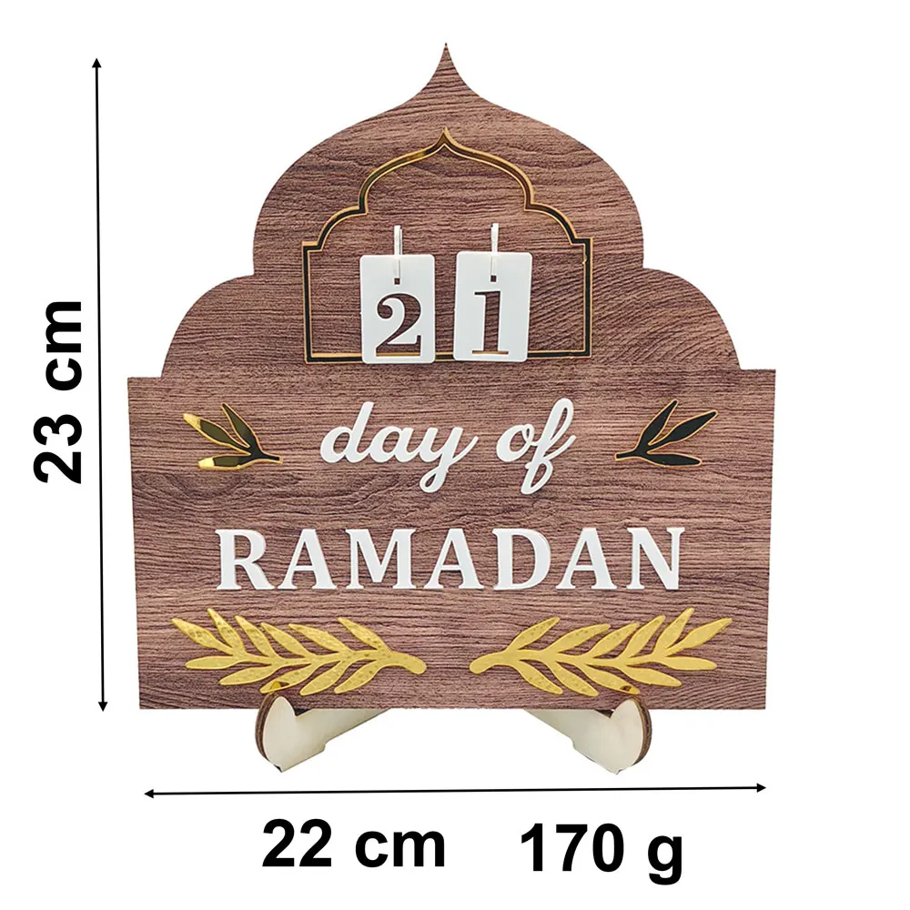 Ramadan Table Decoration Ramadan Signs Ramadan Wooden Acrylic Countdown For Muslim Festive Celebration