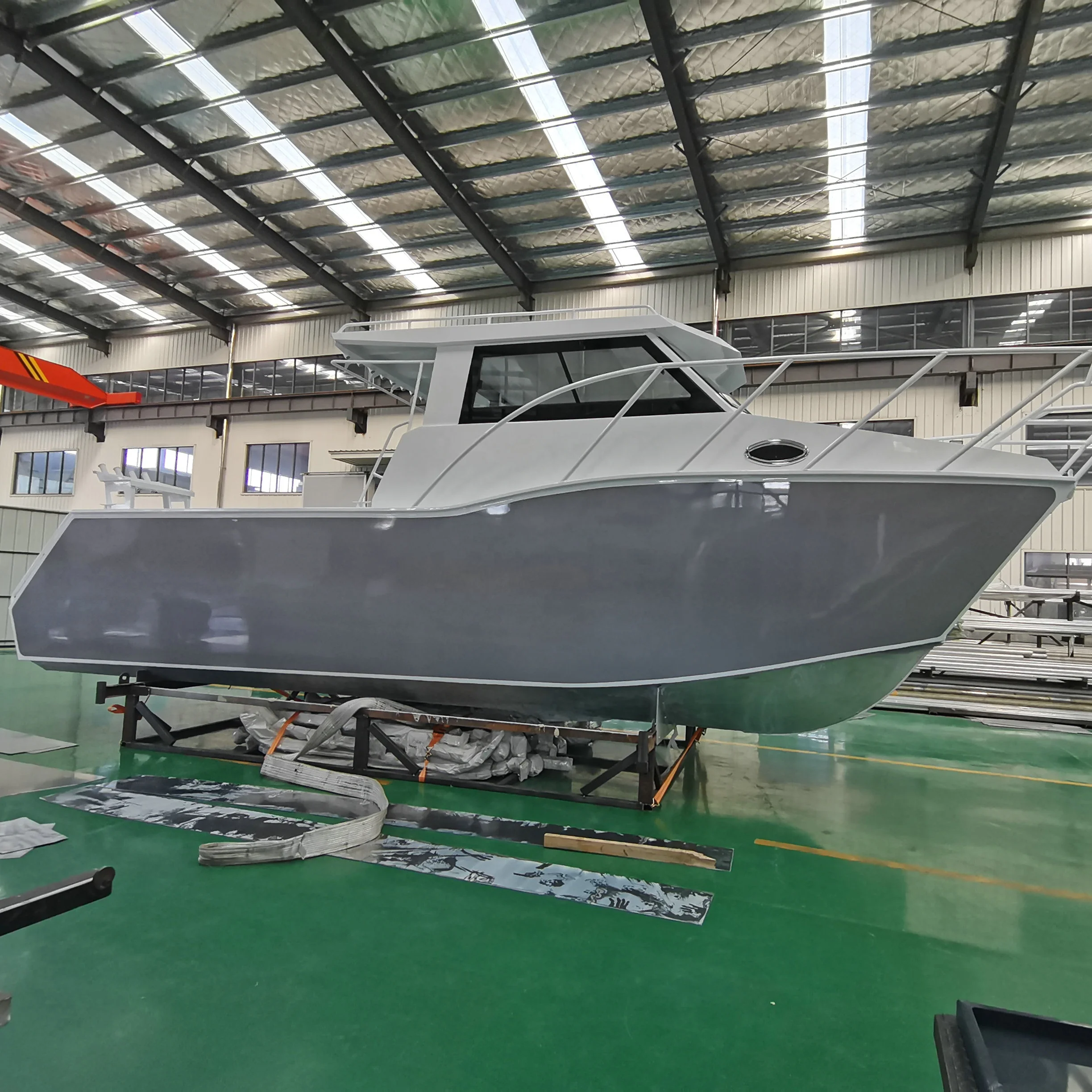 8.8m/29ft aluminum catamaran sailing boat hull model for fishing