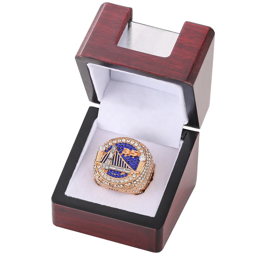 NBA 2018 Golden State Warriors Champion Rings Gold Ring Jewelry Stainless Steel Jewelry Ring