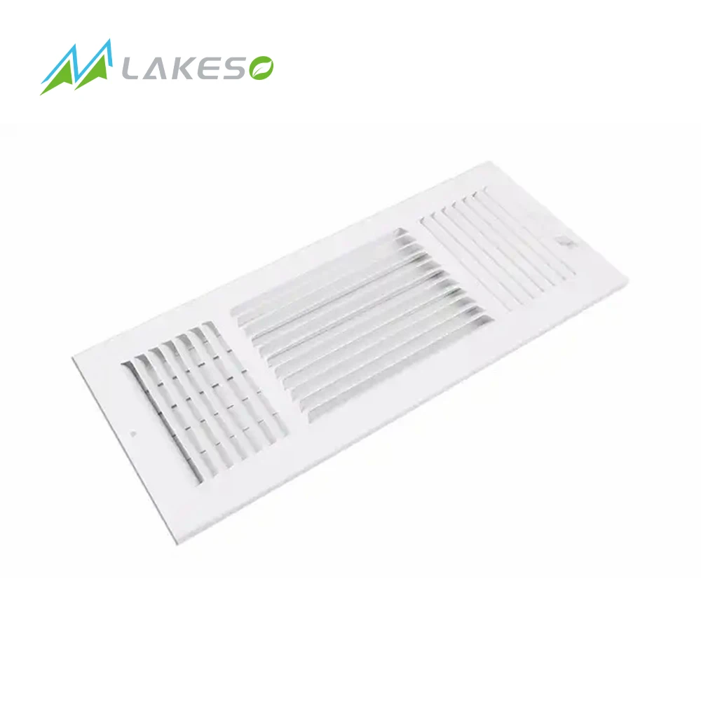 HVAC Steel Air Ventilation Grille Metal Ceiling Air Vents air ventilation grilles With Damper