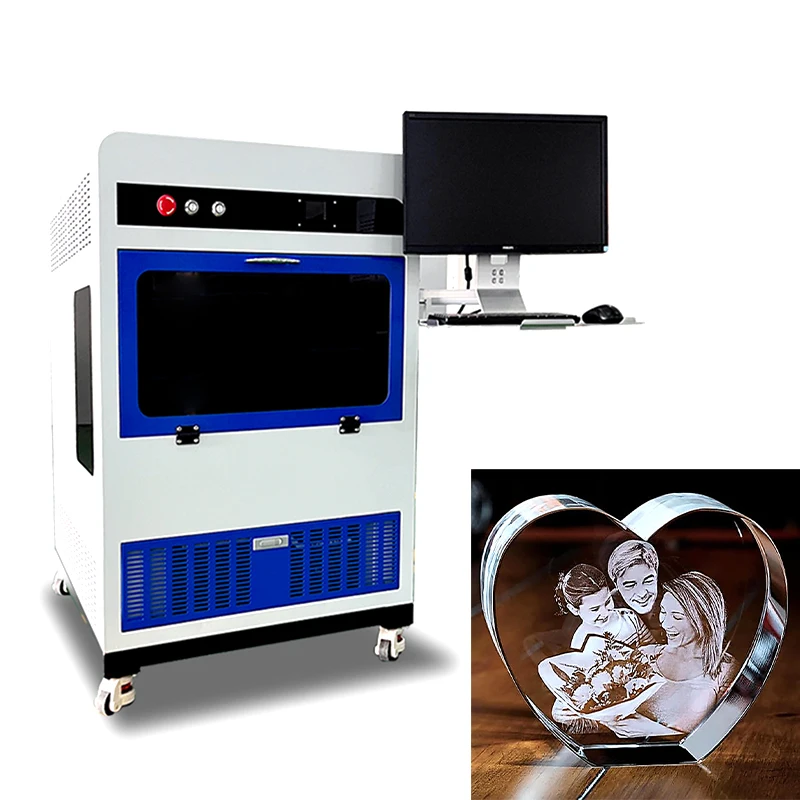 High-Speed 3d Laser Engraving machine high precision for Crystal/Glass/Acrylic  Personalization gifts