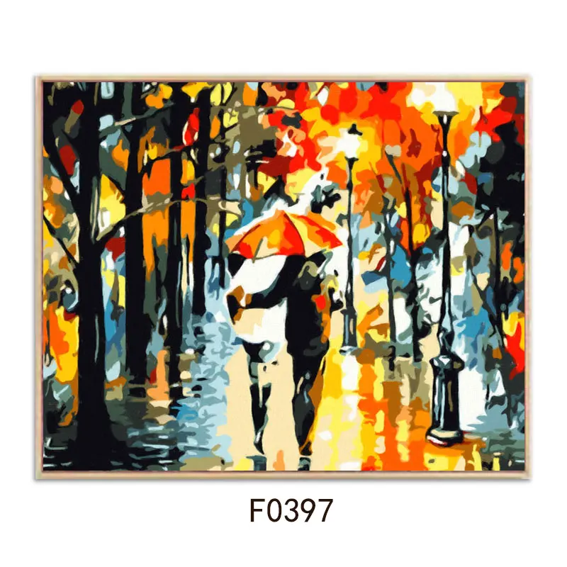 Factory Outlet painting on canvas paint by numbers Woman in love