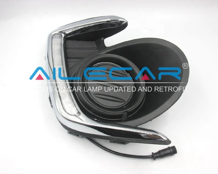 AILECAR Dual color Led DRL Fog Lamp Attrage Mirage G4 2012-2015