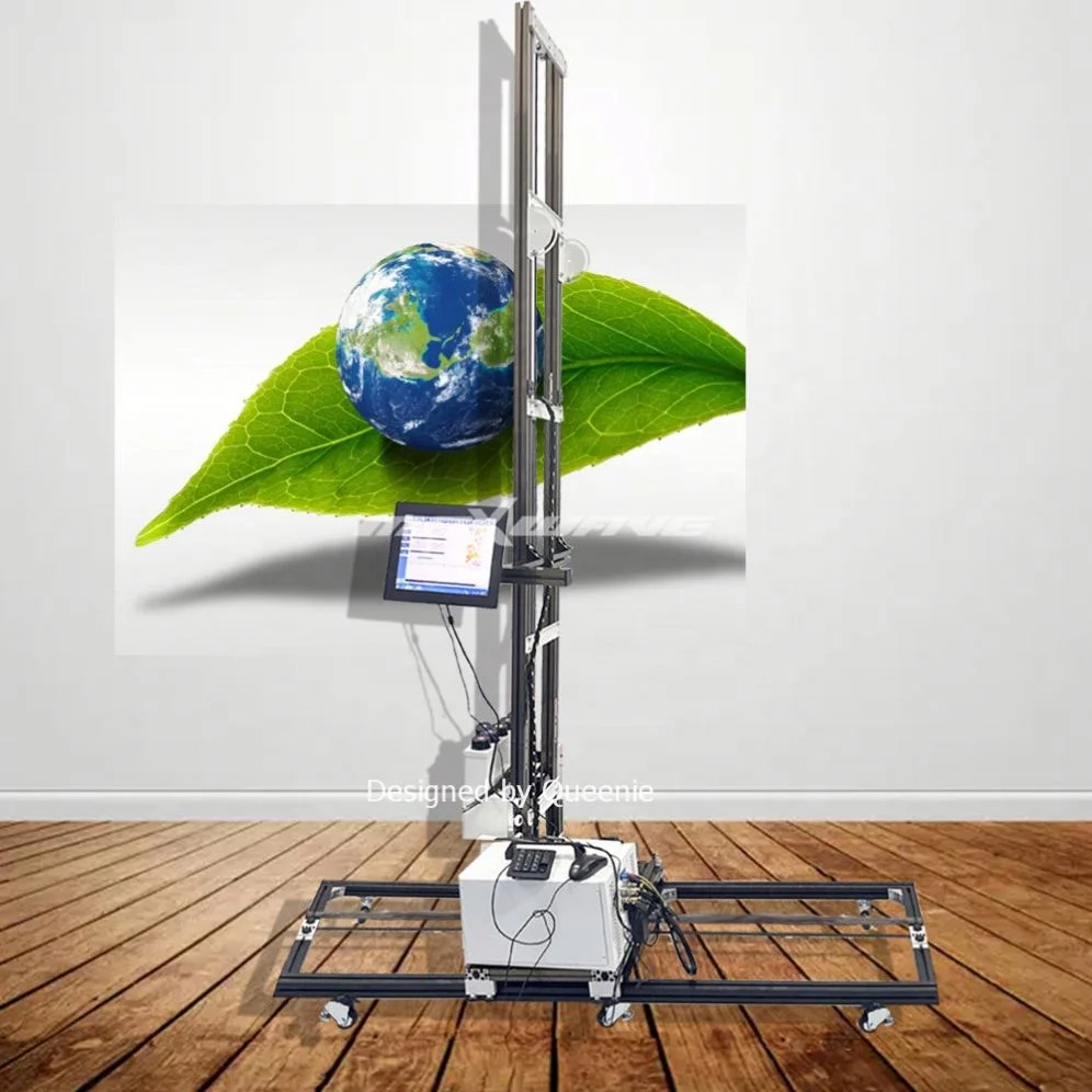 Wide Format Wall Paper Mural Printing Machine Vertical Uv Wall Printer Digital Mesh Belt Printer Vinyl Sticker Printing Machine