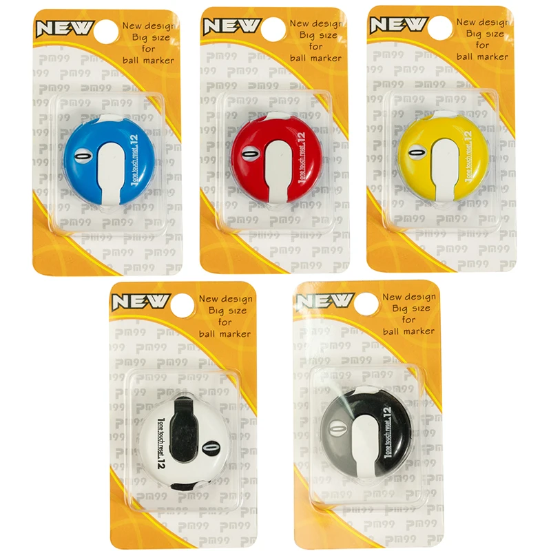 30 mm Mini Golf Stroke Score Counter with hat clip and glove clip for golf gift set