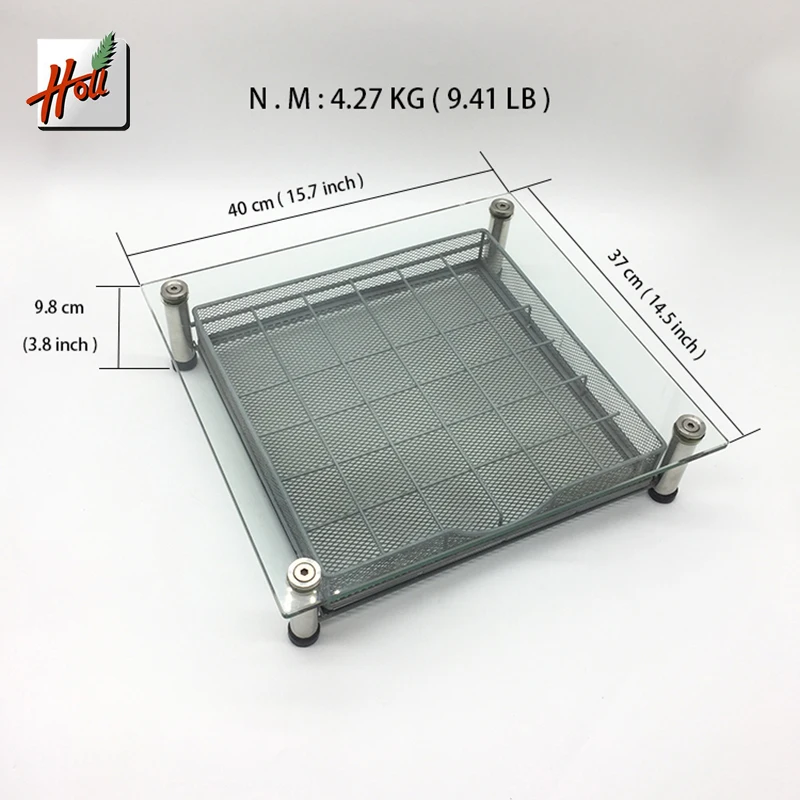 Tempered Glass Dolce Gusto Capsule Holder 36pcs Coffee Capsule Storage Drawer Metal Capsule Drawer