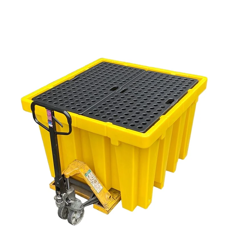 Chemical Storage 100% Virgin 1300L Drum Poli Spill Pallet Ibc Spill Pallet Spill Containment Tray