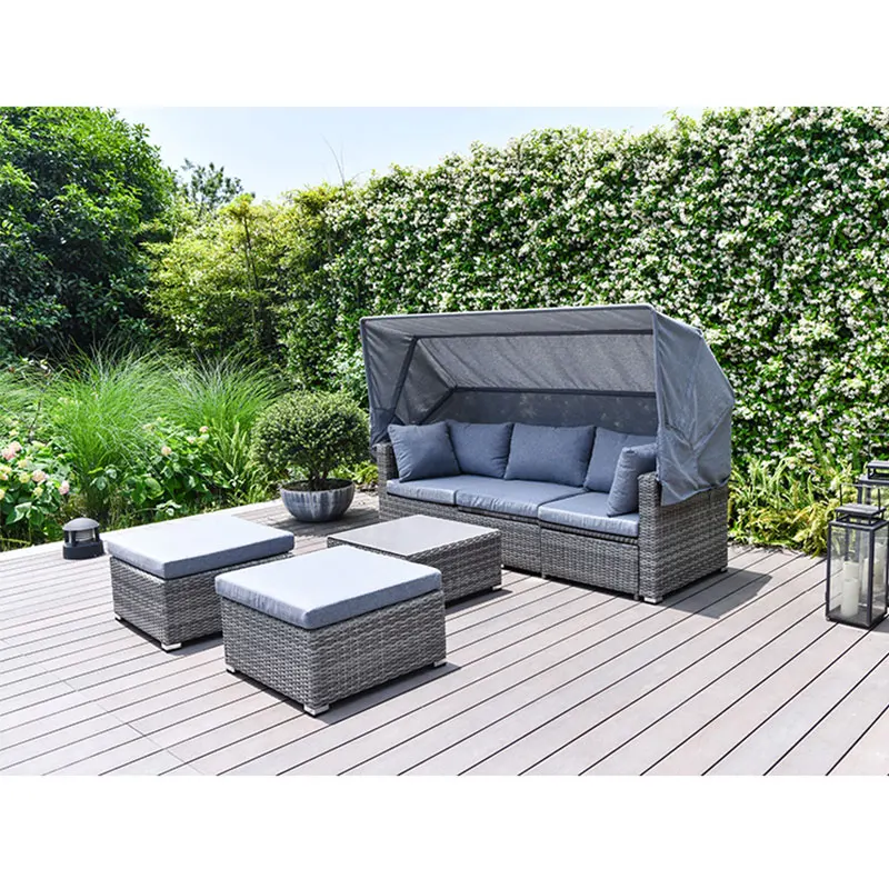 
NICE New Model Outdoor Furnitur Sofa Garden Chair Loungeset Sofa Garden Grey Garden Sofa 