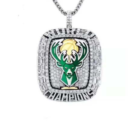 2021 колье с кольцом для чемпионов Milwaukee Bucks кольцо открытым верхом чемпионата по баскетболу подростков Клубные Сувениры