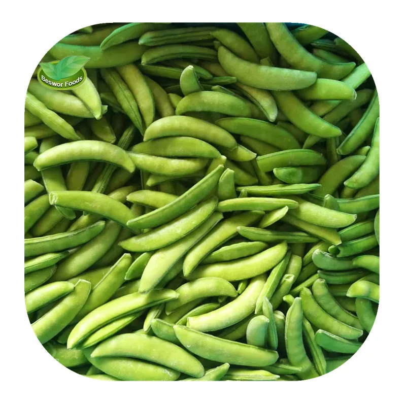 High quality IQF frozen vegetables frozen sugar snap peas frozen sweet peas in bulk