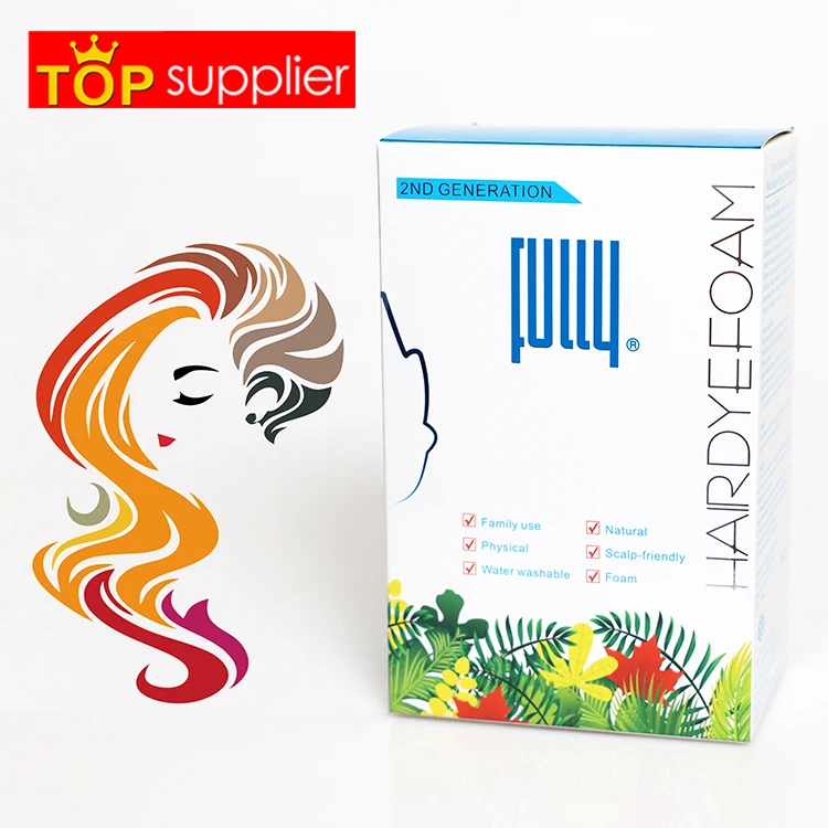 
China Manufacturer OEM Permanent Hair Dye FULLY Hair Color Spray 