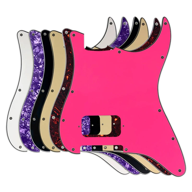 Fei Man Guitar Parts For FD US 11 Mounting Screw Hole Standard St  H Guitar Pickguard With Bridge No Switch Hole
