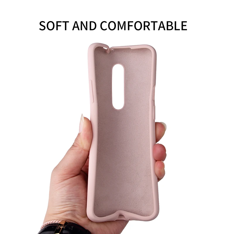 Amazon Best Seller Liquid Silicon Cover Shockproof Protective Phone Case For One Plus 7 Pro 1+7 Pro