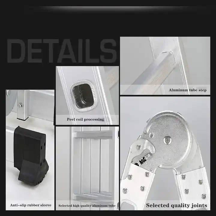 Aluminium  Platform Extension scaffolding stairs Multi Purpose Step Ladder for industry