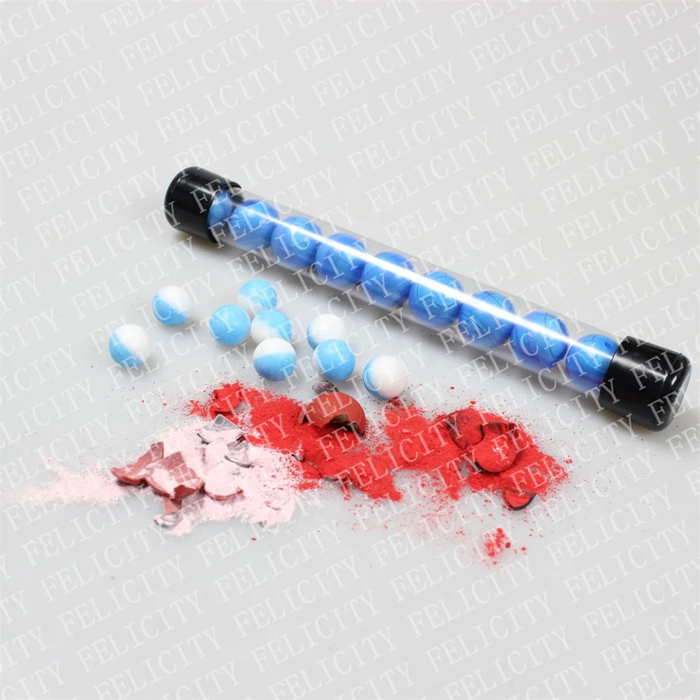 0.68/0.5/0.43 cal powder balls colorful paint balls shooting powder balls
