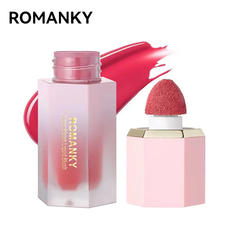 Romanky blush 8 pc cream blush High Pigment jelly stick blush Tint Liquid Cheek Blush Customized makeup set