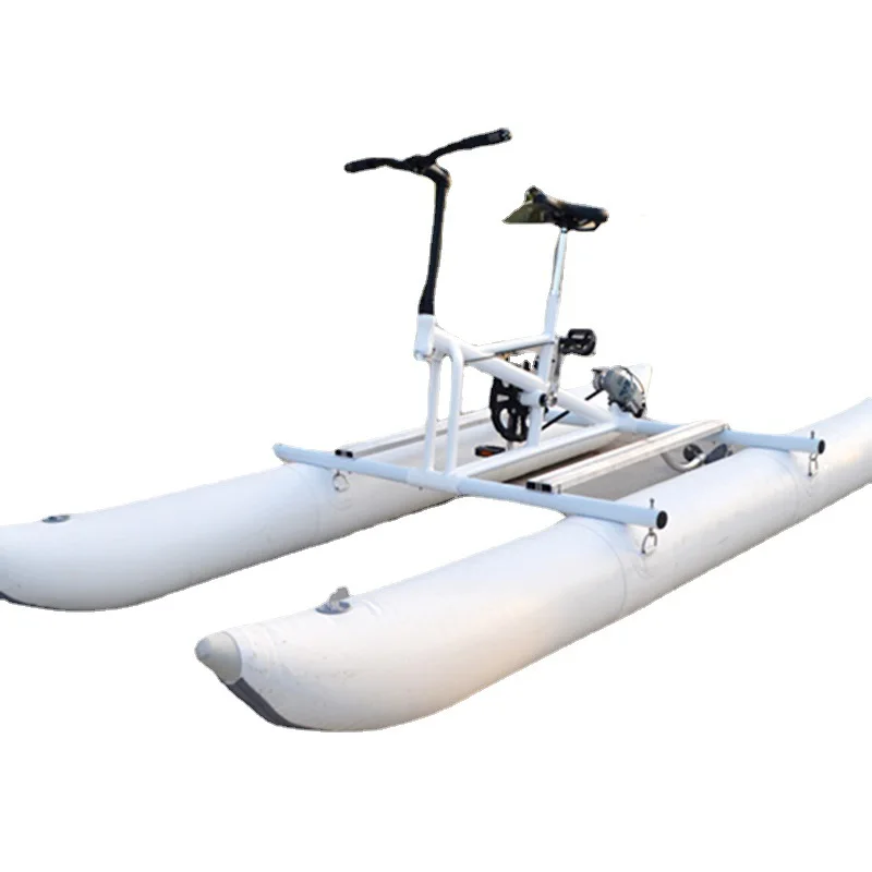 Hot sale water inflatable bicycle park amusement three-wheeled water bicycle for sale