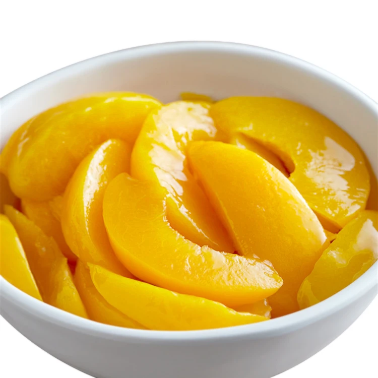 
Oem Available High Nutritious Value Organic Food Canned Sliced Yellow Peaches 