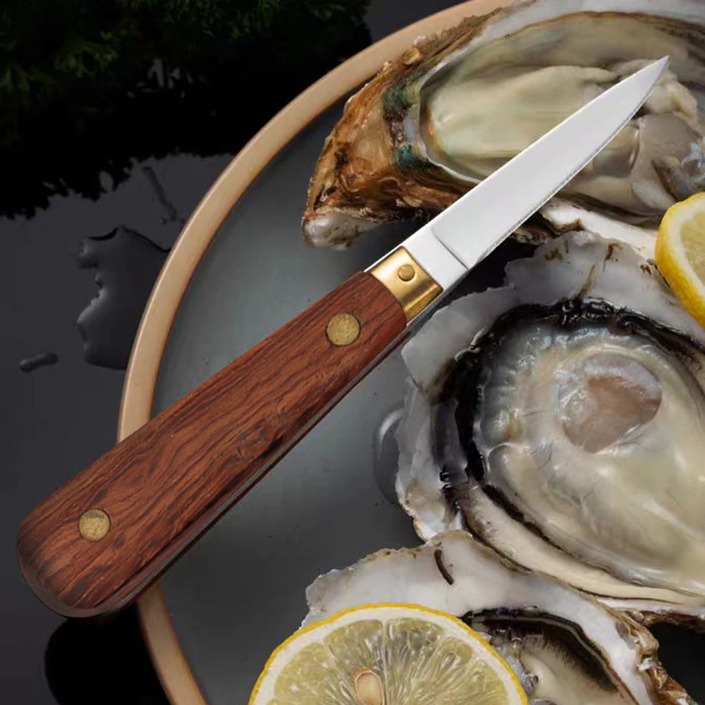 KITCHENCARE из нержавеющей стали инструмент для морепродуктов кухонный деревянный устричный нож