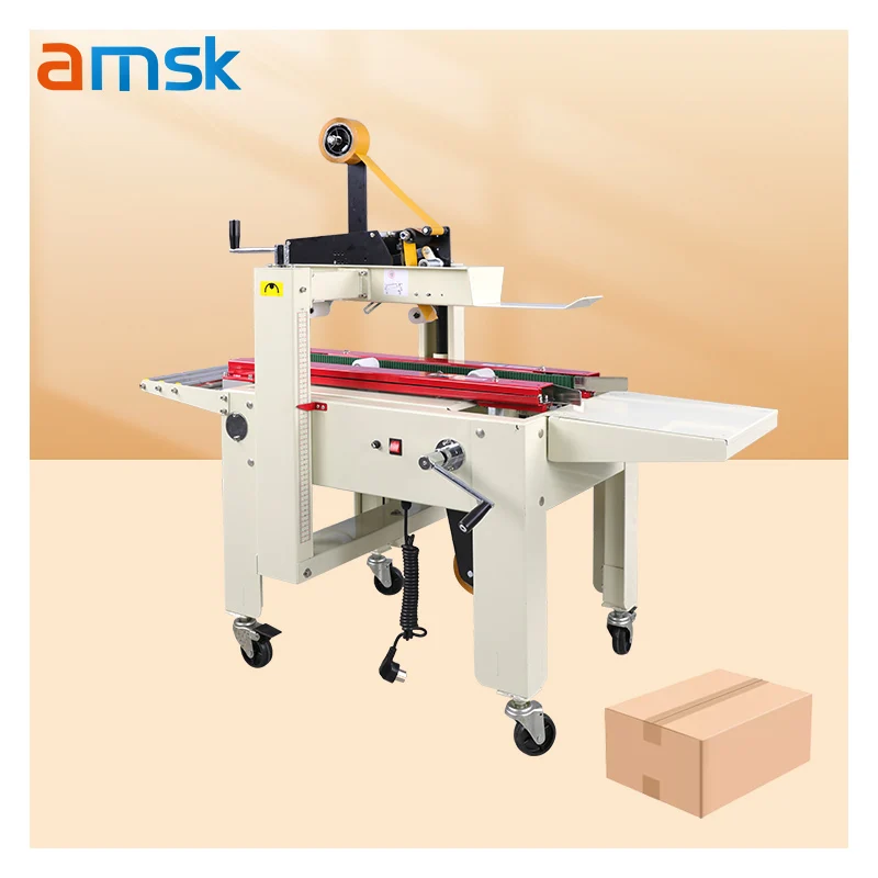 FXJ3025X Automatic Postal Folding Box Sealing Machine Suit Corrugated Cardboard Gown Clothing Packing Shipping Case Packaging