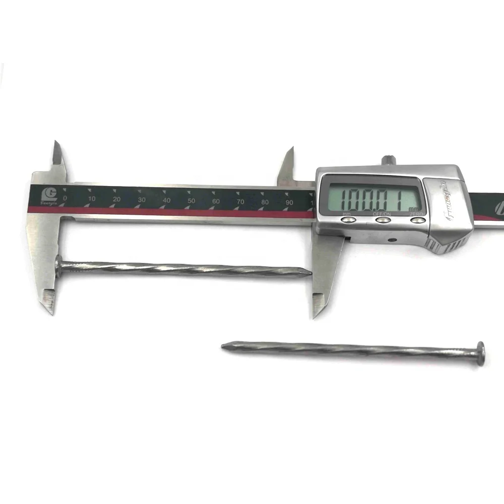 10Inch 12 Inch 14 Inch Galvanized Diamond Spiral Spike