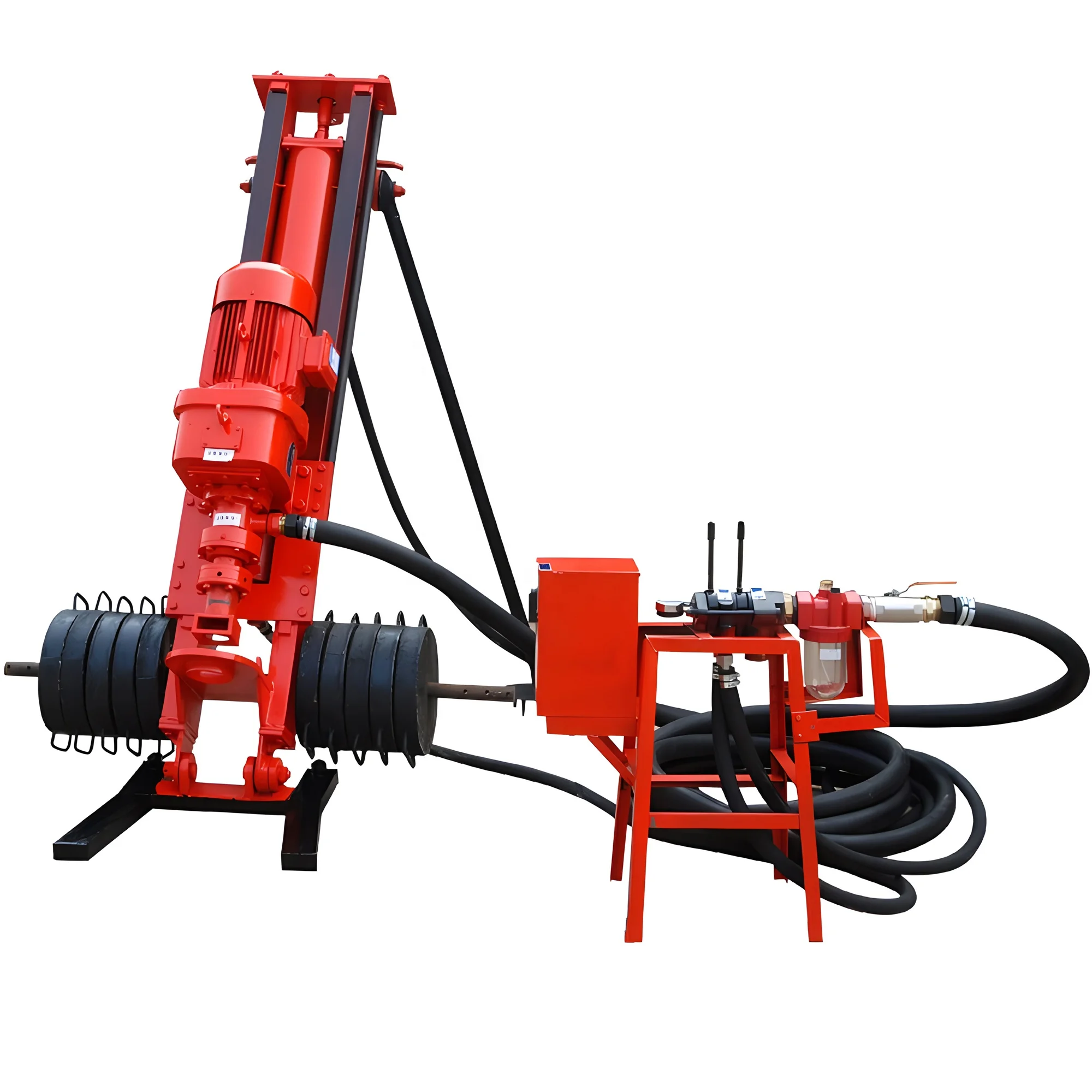 Small Anchor Slope Protection Support Portable Pneumatic DTH Drill Rig for Hard Rock Mining Rotary Impact Machine