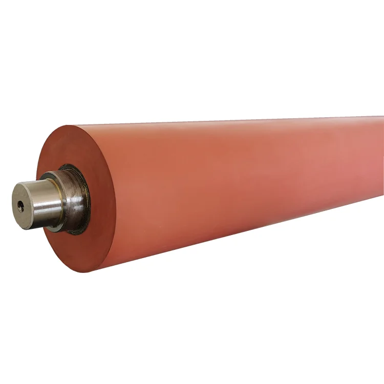 Лидер продаж, хромированный полиуретановый промышленный печатный станок, направляющий резиновый ролик для текстильной машины