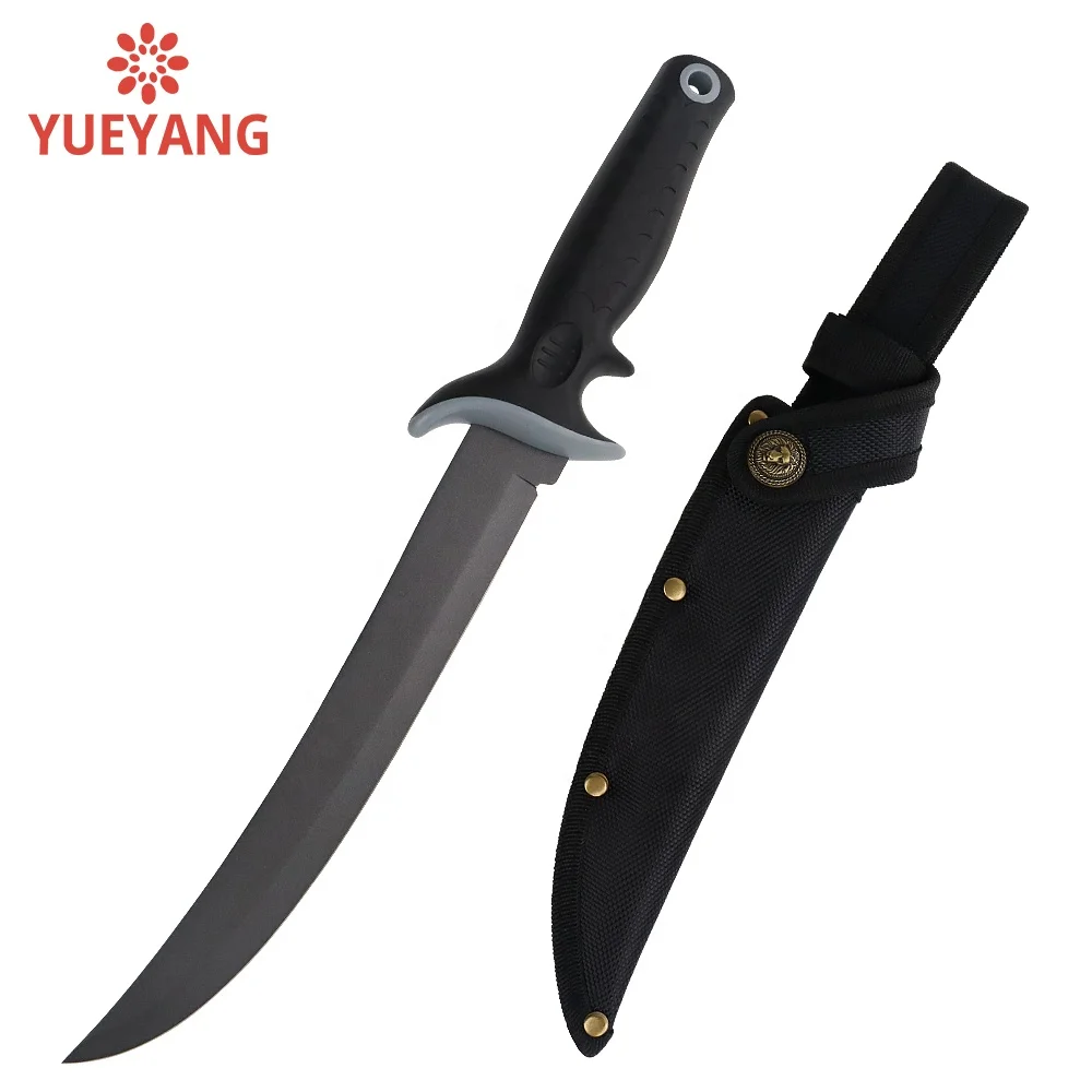 YUEYANG 5CR15 Stainless Steel Fixed Blade Fish Pocket Slicing Knife PP Handle Type Outdoor Camping Knives For Fishing